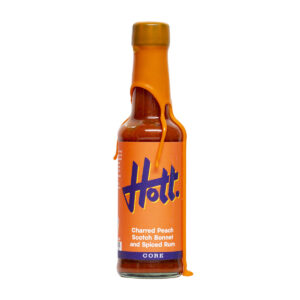 Charred Peach, Scotch Bonnet and Spiced Rum Hott Sauce