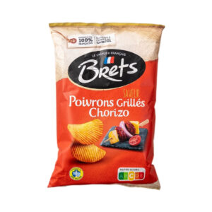 Brets Poivrons Grilles Chorizo Crisps (Grilled Pepper & Chorizo) - 125g