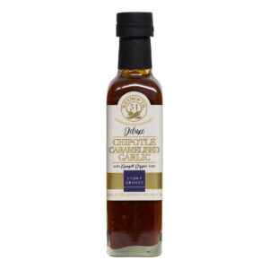 Chipotle Caramelised Garlic Hot Sauce with Kampot Pepper- 220ml
