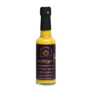 Peppapot Habanero Sauce with Coconut, Garlic, Ginger & Lime - 148ml