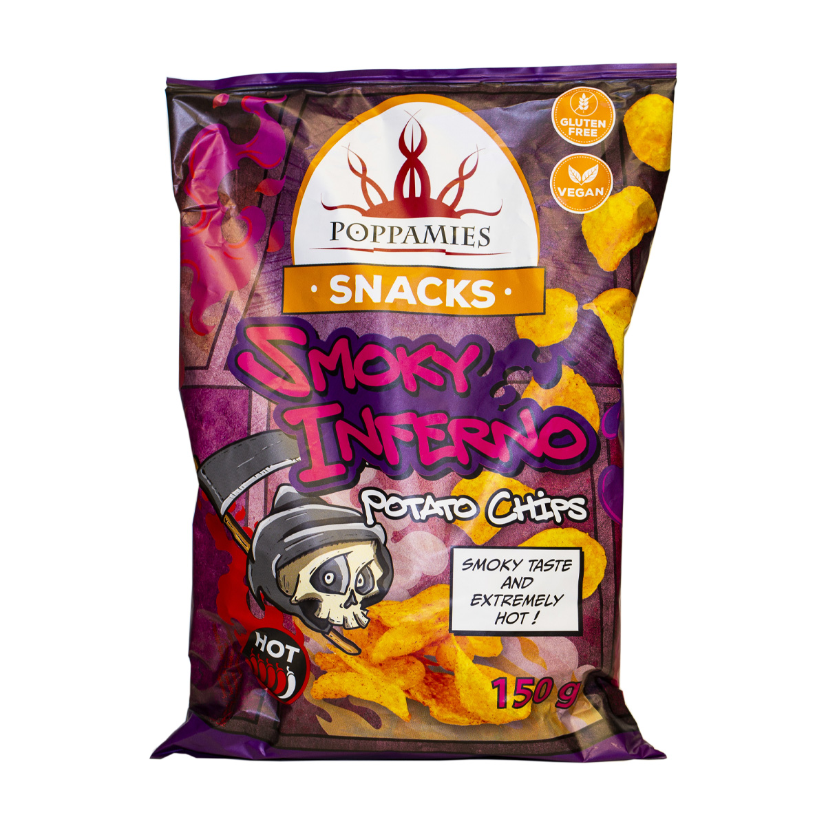 Smoky Inferno Potato Chips 150g